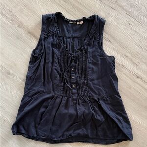 Women's Sleeveless Black bohoTop